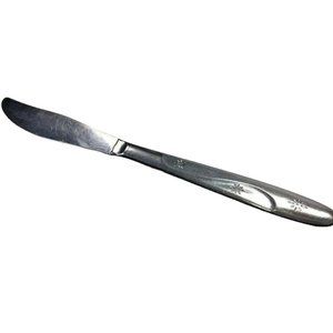 Americana Star Starburst Dinner Knife Vtg Stainless Flatware USA MCM Mod Atomic